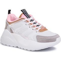 Sneakersy MEXX - Eliz MXK0096W White/Pink. Białe półbuty damskie Mexx, bez wzorów, ze skóry, bez obcasa, bez zapięcia. W wyprzedaży za 359,00 zł.
