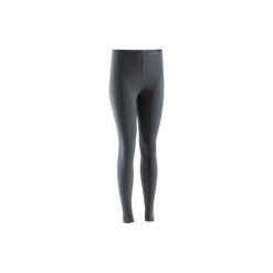 Legginsy Slim Gym & Pilates Salto 100 damskie. Szare legginsy damskie marki DOMYOS, xs, bez wzorów, z elastanu. Za 19,99 zł.