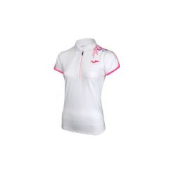 Joma sport Koszulka damska Joma Zip biała ( 900165.218) biała r. M. Białe t-shirty damskie marki Joma sport, m. Za 72,45 zł.