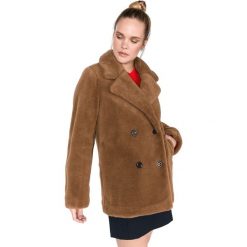 Tommy Hilfiger Bonnie Teddy Płaszcz Brązowy. Pomarańczowe kurtki damskie TOMMY HILFIGER, s, bez wzorów, z poliesteru. Za 1722,95 zł.