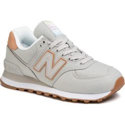 Sneakersy NEW BALANCE - WL574SCC Szary. Szare półbuty damskie New Balance, ze skóry ekologicznej. W wyprzedaży za 299,00 zł.