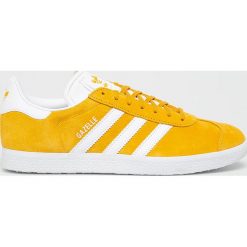 Adidas Originals - Buty Gazelle. Żółte sneakersy męskie adidas Originals, z okrągłym noskiem, na sznurówki. W wyprzedaży za 349,90 zł.
