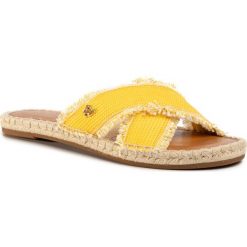 Espadryle LAUREN RALPH LAUREN - Marni 802784504002 Yellow. Żółte espadryle damskie Lauren Ralph Lauren, bez wzorów, ze skóry ekologicznej, bez obcasa, na obcasie. Za 389,00 zł.