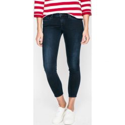 Pepe Jeans - Jeansy Lola. Niebieskie jeansy damskie skinny marki Pepe Jeans, z elastanu. W wyprzedaży za 239,90 zł.