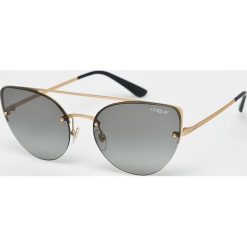Vogue Eyewear - Okulary 0VO4074S. Żółte okulary przeciwsłoneczne damskie marki VOGUE Eyewear. W wyprzedaży za 449,90 zł.