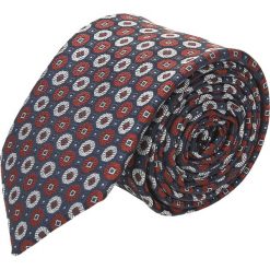 Krawaty męskie: krawat platinum granatowy classic 225