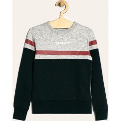 Jack & Jones - Bluza. Zielone bluzy chłopięce Jack & Jones, bez wzorów, z bawełny, bez rękawów, bez kaptura. W wyprzedaży za 79,90 zł.