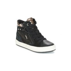 Buty Dziecko Geox J KALISPERA G.D. Czarne trampki dziewczęce Geox, bez wzorów, bez zapięcia. Za 197,40 zł.