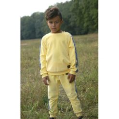 Spodnie VELOUR yellow. Żółte spodnie chłopięce marki Pakamera, z dzianiny. Za 90,00 zł.