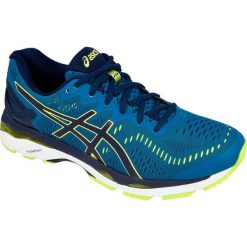 Buty biegowe Asics Gel-KAYANO 23 M T646N-4907. Żółte buty sportowe męskie Asics, ze skóry, bez zapięcia, do biegania, asics gel kayano. W wyprzedaży za 799,00 zł.