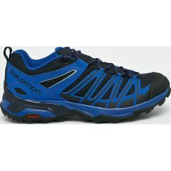 Salomon - Buty X Ultra 3 Prime. Niebieskie buty męskie do biegania marki Salomon, ze skóry, na sznurówki. W wyprzedaży za 299,90 zł.