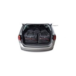 VW GOLF VARIANT ALLTRACK, 2015- TORBY DO BAGAŻNIKA 5 SZT KJUST - 7043022. Szare torby podróżne KJUST, bez wzorów, z kauczuku, klasyczne. Za 1319,00 zł.