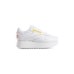 Buty Reebok Classic Classic Leather Double. Białe trampki i tenisówki damskie Reebok Classic, bez wzorów, bez zapięcia. Za 349,30 zł.