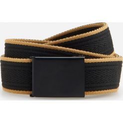 Dwukolorowy pasek - Czarny. Czarne paski męskie Reserved, w paski. Za 39,99 zł.