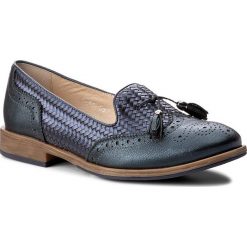 Lordsy SERGIO BARDI - Foggia FW127260917RB 607. Niebieskie lordsy damskie Sergio Bardi, z materiału. W wyprzedaży za 199,00 zł.