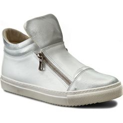 Sneakersy BALDACCINI - 803500-515 Srebro Janko/Biały. Białe półbuty damskie Baldaccini, ze skóry. W wyprzedaży za 179,00 zł.