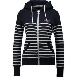Bluzy damskie: Superdry LABEL ZIPHOOD Bluza rozpinana eclipse navy/ice marl