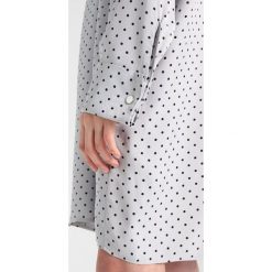 Sukienki: Topshop BOUTIQUE SPOT PRINT WIDE SLEEVE WRAP DRESS Sukienka letnia silver/black