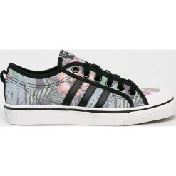Adidas Originals - Tenisówki Nizza. Czarne trampki i tenisówki damskie adidas Originals, bez wzorów, ze skóry, na sznurówki. W wyprzedaży za 249,90 zł.
