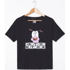 Koszulka z nadrukiem Cartoon Network - Czarny. Czarne koszulki damskie House, s, z nadrukiem, bez kołnierzyka. Za 39,99 zł.
