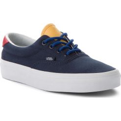 Tenisówki VANS - Era 59 VN0A38FSQKH (Vans Yacht Club) Dress Bl. Niebieskie tenisówki damskie Vans, ze skóry. W wyprzedaży za 229,00 zł.