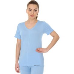 Brubeck Koszulka damska comfort night błękitna r. XL (SS11790). Niebieskie bluzki damskie Brubeck, xl. Za 129,19 zł.