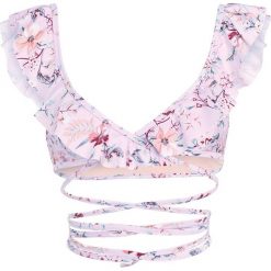 Stroje dwuczęściowe damskie: MINKPINK SUMMER MEADOW FRILL WRAP Góra od bikini multicoloured