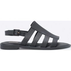 Melissa - Sandały Boemia. Czarne klapki damskie Melissa, bez wzorów, z gumy, bez obcasa, na obcasie. Za 299,90 zł.