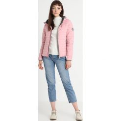 Superdry CORE HOODED Kurtka puchowa blush prism. Czerwone kurtki damskie puchowe Superdry, z materiału. Za 589,00 zł.