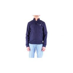 Kurtki krótkie Fred Perry J5512. Niebieskie kurtki męskie Fred Perry, s, bez wzorów, krótkie, bez kaptura. Za 833,84 zł.