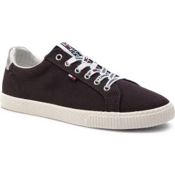 Tenisówki TOMMY JEANS - Tommy Jeans Casual Sneaker EN0EN00602 Midnight 403. Niebieskie półbuty damskie Tommy Jeans, bez wzorów, z jeansu, bez zapięcia. Za 279,00 zł.