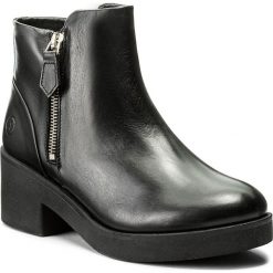 Botki BRONX - 46842-B BX 1074 Black 1. Czarne botki damskie skórzane marki Bronx. W wyprzedaży za 229,00 zł.