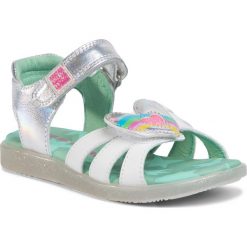 Sandały AGATHA RUIZ DE LA PRADA - 202950 A-Blanco. Szare sandały dziewczęce Agatha Ruiz de la Prada, ze skóry ekologicznej, bez zapięcia. Za 229,00 zł.