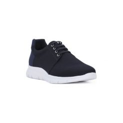 Buty Frau TECNO BLU. Niebieskie trampki męskie marki Frau, bez wzorów, bez zapięcia. Za 481,05 zł.