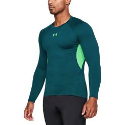 Koszulki sportowe męskie: Under Armour Koszulka męska HG Armour LS zielona r. M (1257471-716)