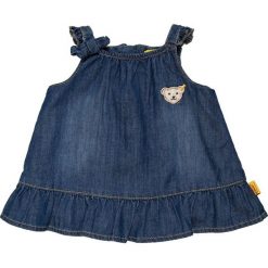 Sukienki dziewczęce z falbanami: Steiff Collection NEWBORN GIRL LITTLE PIRAT BABY Sukienka jeansowa darkblue denim