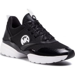 Sneakersy MICHAEL MICHAEL KORS - Charlie Trainer 43T0CHFS1D Black. Czarne półbuty damskie MICHAEL Michael Kors, ze skóry. Za 879,00 zł.