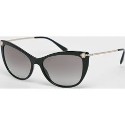 Versace - Okulary VE4345B.GB111.57. Czarne okulary przeciwsłoneczne damskie marki VERSACE, prostokątne. Za 839,90 zł.