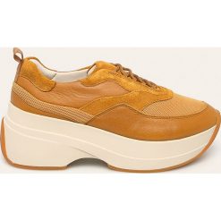 Vagabond - Buty Sprint 2.0. Żółte buty sportowe damskie Vagabond, bez wzorów, ze skóry, sportowe, do biegania. W wyprzedaży za 299,90 zł.