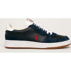 Polo Ralph Lauren - Buty. Niebieskie sneakersy męskie Polo Ralph Lauren, z zamszu, na sznurówki. W wyprzedaży za 439,90 zł.