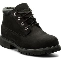 Trapery TIMBERLAND - Af Wp Chukka 32085/TB0320850011 Black N Black. Czarne botki męskie Timberland, z gumy. W wyprzedaży za 583,00 zł.