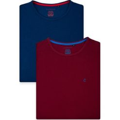 Zestaw 2 Koszulek Jenson. Czerwone t-shirty męskie LANCERTO, m, bez wzorów, z bawełny, klasyczne, z okrągłym kołnierzem. W wyprzedaży za 149,90 zł.