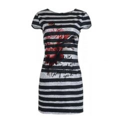 Sukienki: Desigual Sukienka Damska Maldivas 34 Szary