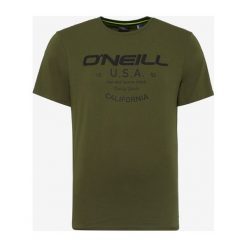 O'Neill Dawson Koszulka Zielony. Zielone podkoszulki męskie O'Neill, l, z nadrukiem, z bawełny, bez kołnierzyka, z krótkim rękawem, krótkie. Za 85,95 zł.