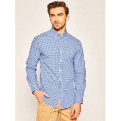 Koszula Polo Ralph Lauren Poplin 710794610. Niebieskie koszule męskie Polo Ralph Lauren, m, bez wzorów, casualowe, polo, bez rękawów. W wyprzedaży za 289,00 zł.