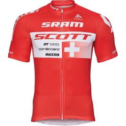 ODLO Koszulka rowerowa męska SCOTT Racing Team. Koszulki męskie Odlo, m, bez wzorów, bez kołnierzyka, bez rękawów, rowerowe. Za 153,00 zł.