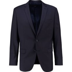Bugatti SLIM FIT Marynarka garniturowa marine. Niebieskie garnitury męskie Bugatti, m, bez wzorów, z wełny, marine. Za 839,00 zł.