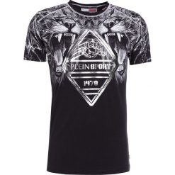 Koszulki polo: Plein Sport ROUND NECK NASTASE Tshirt z nadrukiem black