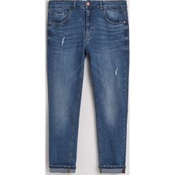 Jeansy slim fit z bawełną organiczną - Niebieski. Niebieskie jeansy męskie relaxed fit marki QUECHUA, m, z elastanu. Za 129,99 zł.
