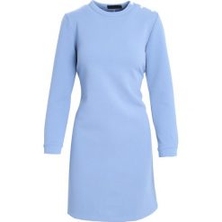 Niebieska Sukienka January Rain. Niebieskie sukienki mini marki Born2be, l, oversize. Za 69,99 zł.